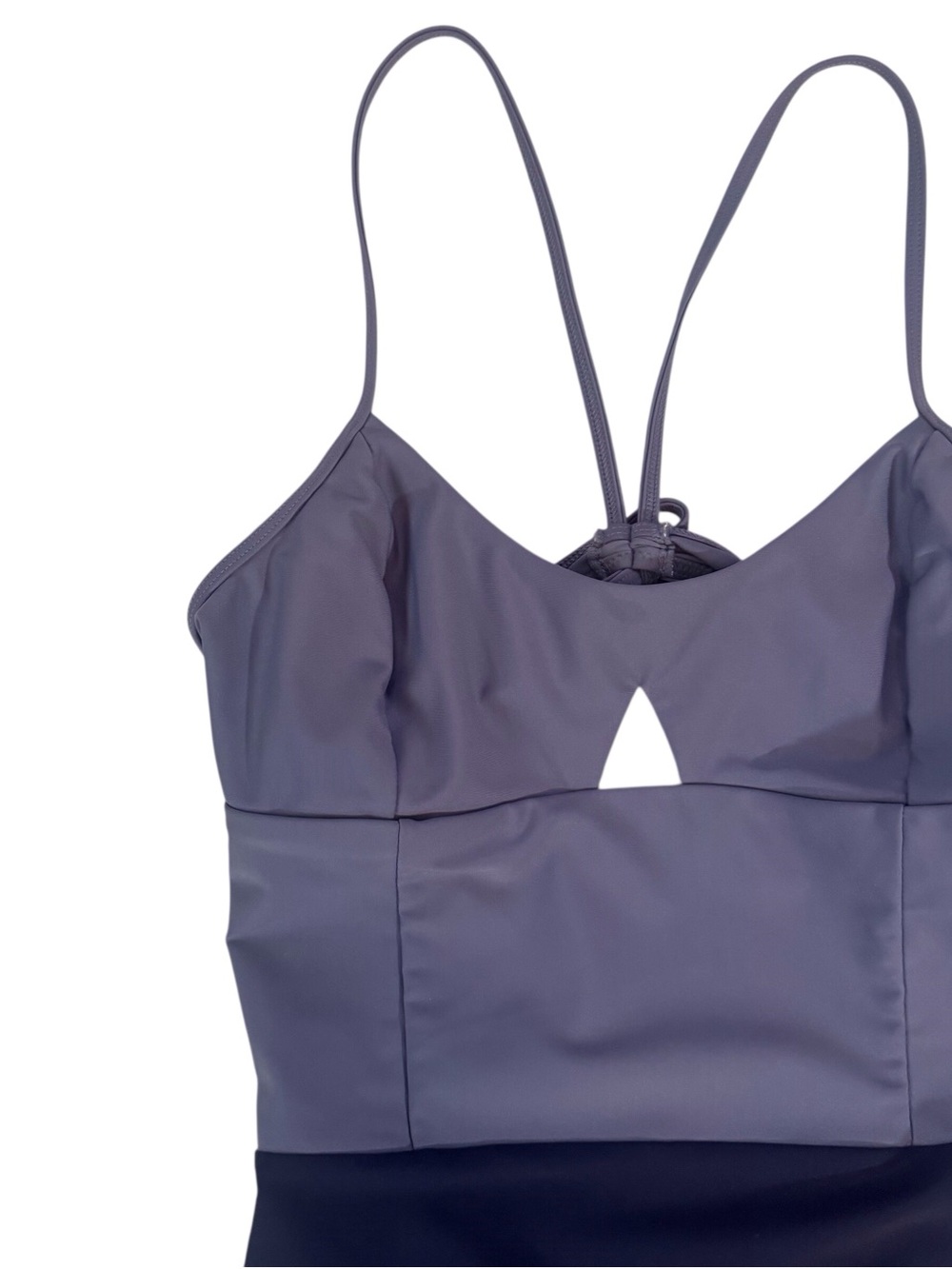 Summersalt Size 4 Blue The Swan Dive One Piece Bathing Suit Beach Vacation - Picture 3 of 10